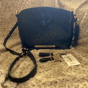 Brahmin Mini Duxbury in Black Melbourne in EUC